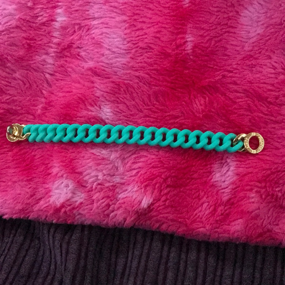 teal bracelet